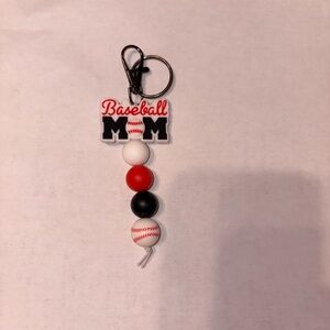 Baseball Mom Keychain